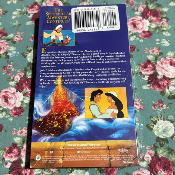 Aladdin 📼 collection: The Return of Jafar, and the King of Thieves. Disney VHS. - Picture 4 of 9